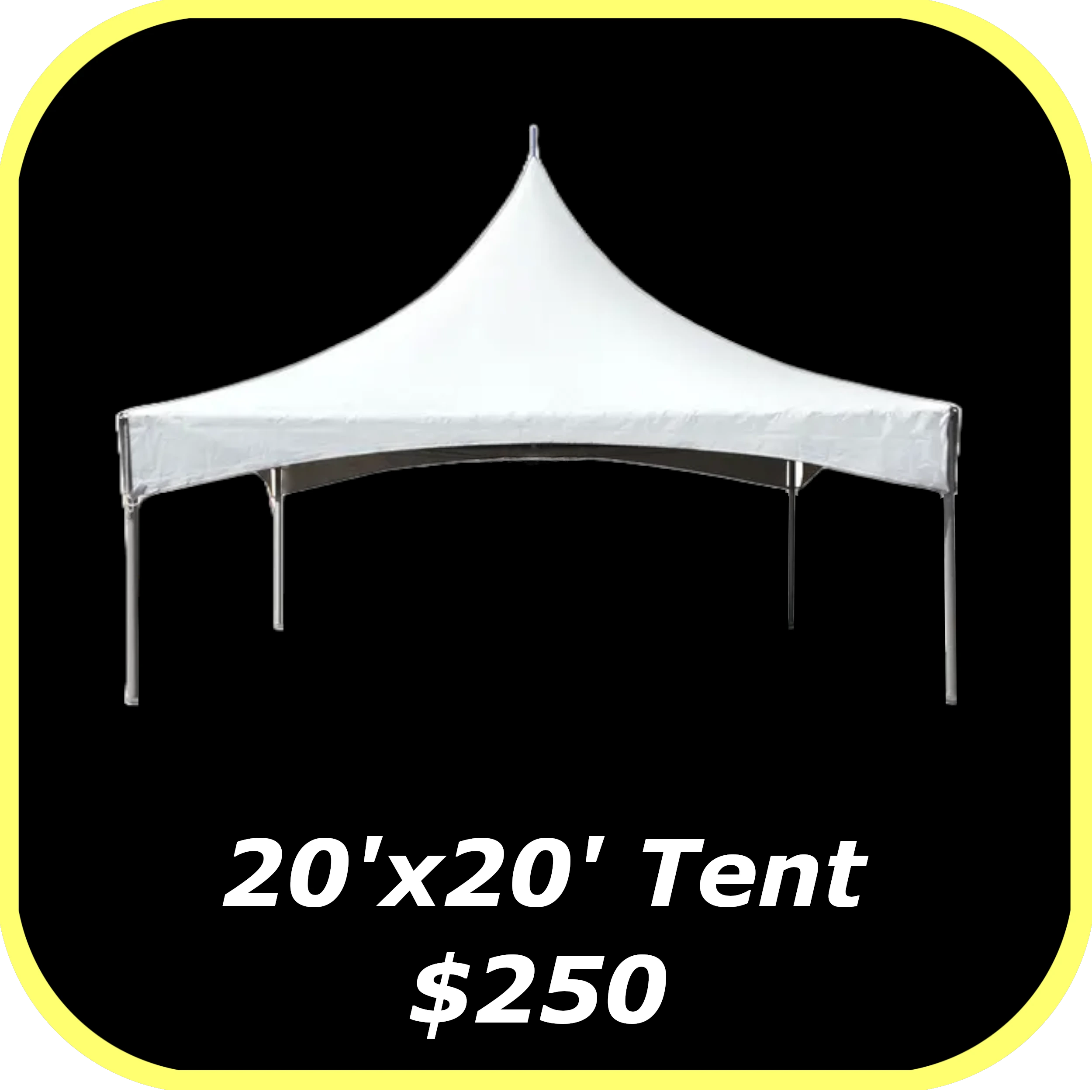 20x20 Tent Rental in Palm Coast, FL